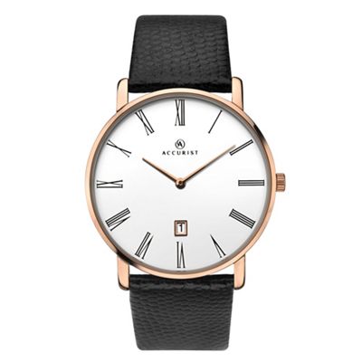 Ice Unisex slim black and pink silicone watch | Debenhams