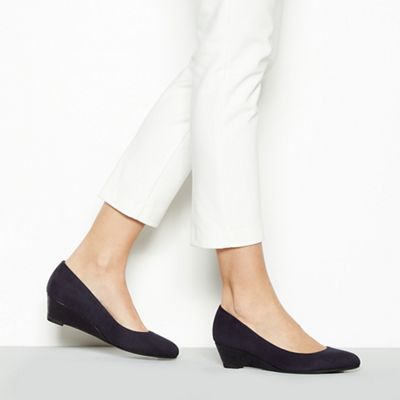 navy work shoes womens