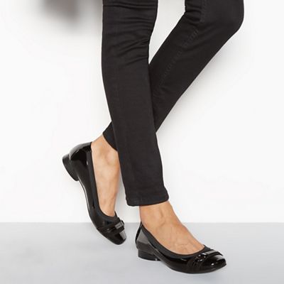 debenhams black patent shoes