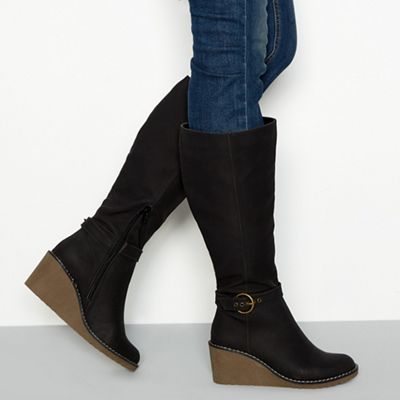 debenhams high knee boots
