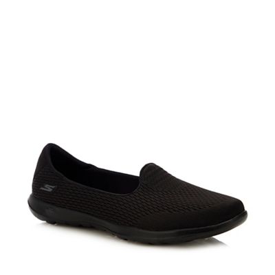 skechers black shoes ladies