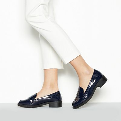 low heel buckle flats