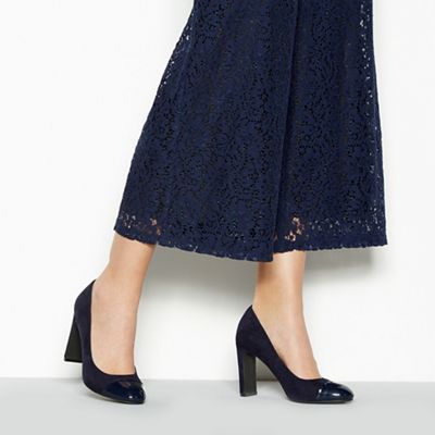 navy blue court shoes