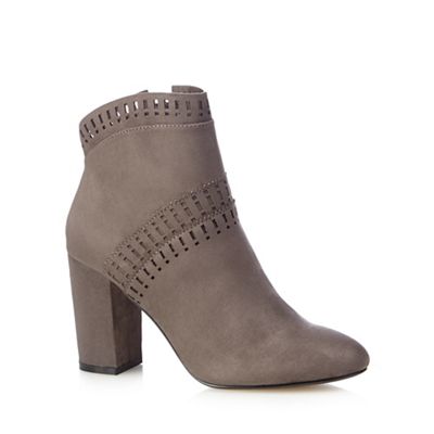 debenhams grey ankle boots