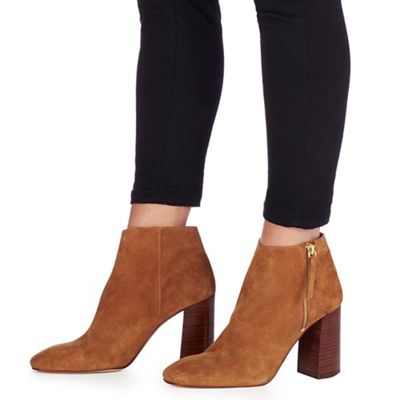 faith tan ankle boots