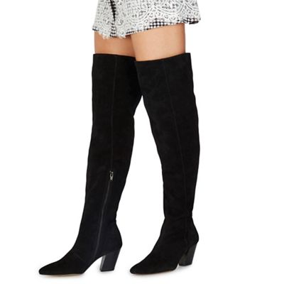 faith leather knee high boots