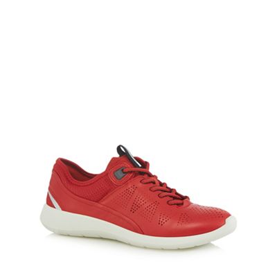 ecco red trainers
