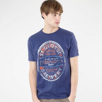 St George by Duffer Navy brewery print t-shirt - review, compare prices ...