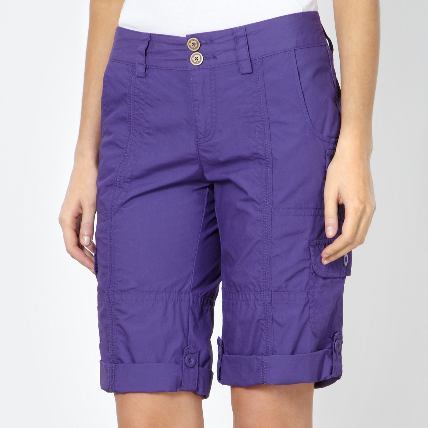 Mantaray Purple cargo shorts