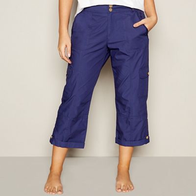 Mantaray Navy cropped trousers | Debenhams