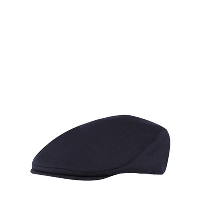 Hammond & Co. by Patrick Grant - Navy herringbone flat cap