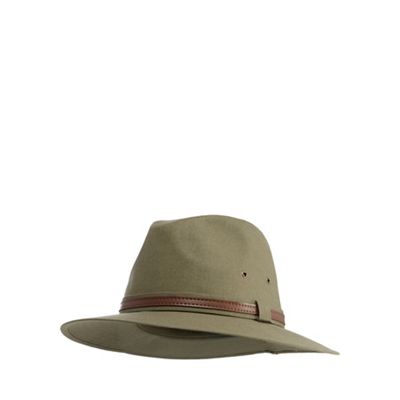 Osborne - Olive linen blend ambassador hat
