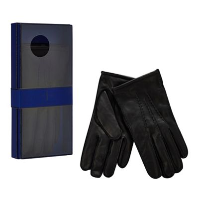 J by Jasper Conran - Black leather gloves