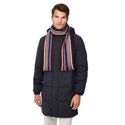 J by Jasper Conran - Multicoloured striped wool scarf