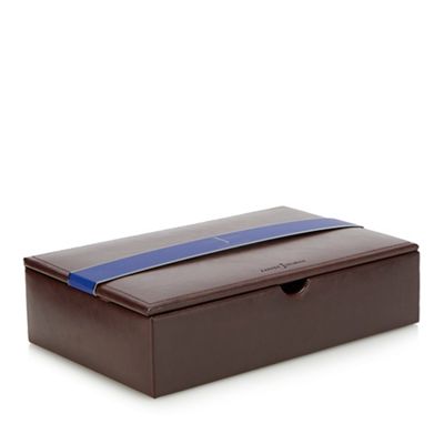 J by Jasper Conran - Brown leather watch box