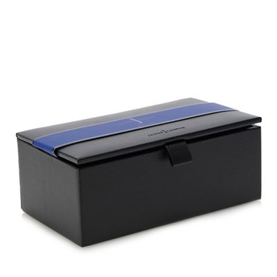 J by Jasper Conran - Black leather watch box