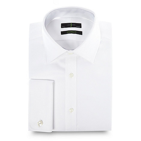 J by Jasper Conran Designer white heavy twill shirt | Debenhams
