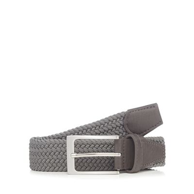 Maine New England - Big and tall grey woven belt