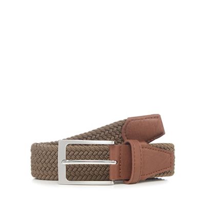 Maine New England - Big and tall natural woven belt