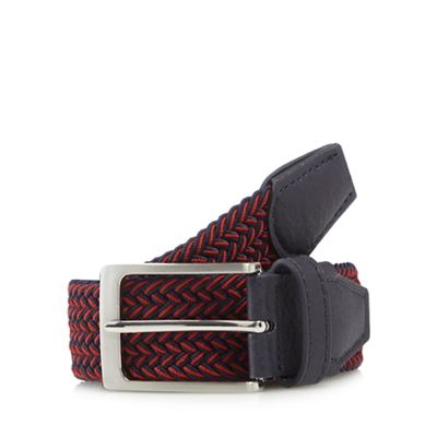 Maine New England - Red stretch weave belt