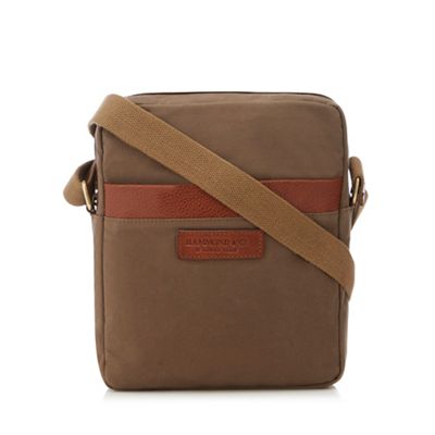 Hammond & Co. by Patrick Grant - Khaki waxed canvas city bag
