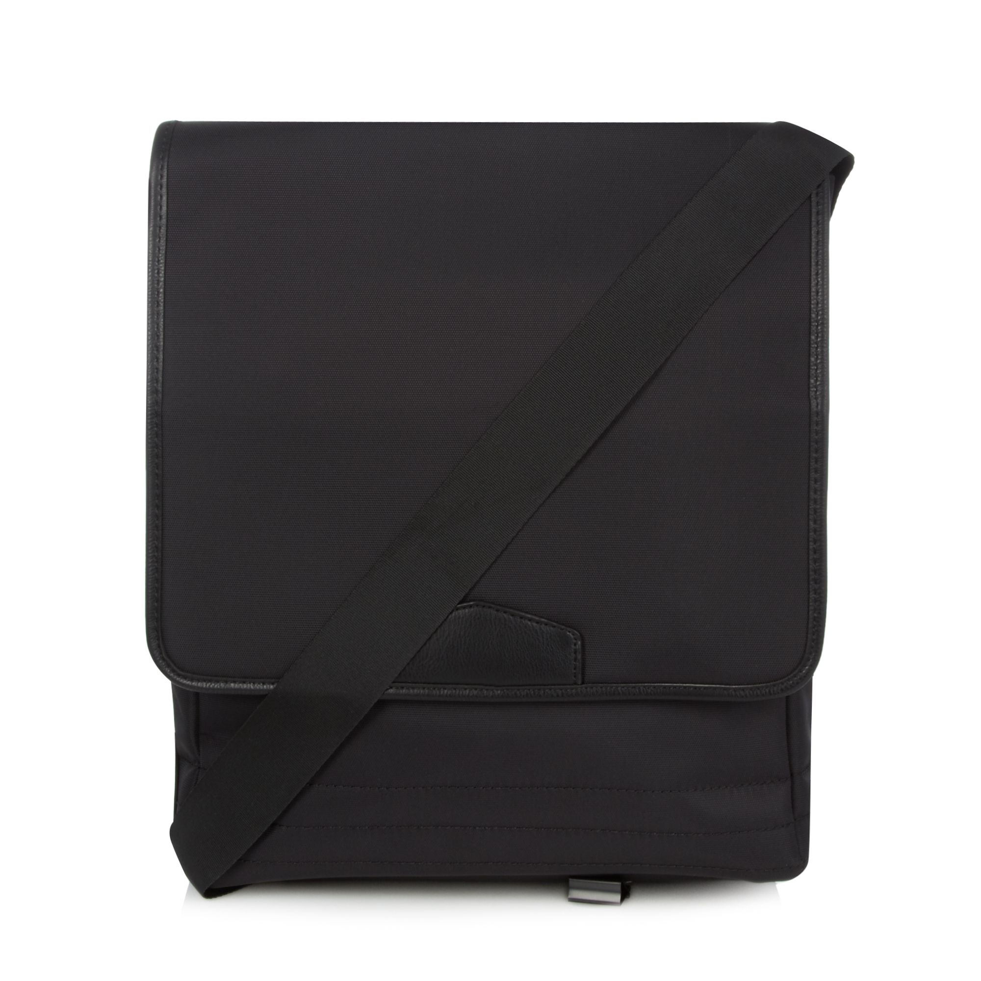 J By Jasper Conran Mens Designer Black Laptop Utility Bag From ...