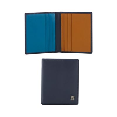 Hammond & Co. by Patrick Grant - Navy leather card holder