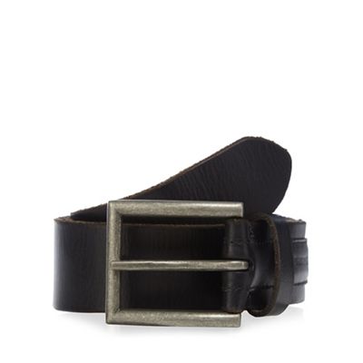 RJR.John Rocha - Designer black leather embossed belt