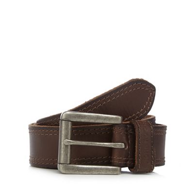 RJR.John Rocha - Designer tan leather roller buckle belt