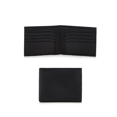J by Jasper Conran - Black leather bi-fold wallet