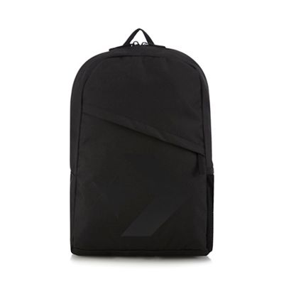 Converse - Black logo print backpack