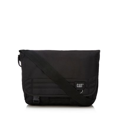 Caterpillar - Black canvas 'Aron' messenger bag