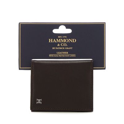 Hammond & Co. by Patrick Grant - Brown leather credit card holder