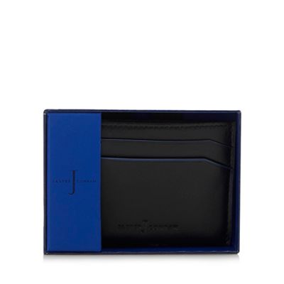J by Jasper Conran - Black leather card holder