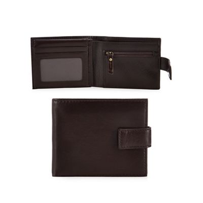 Mantaray - Brown bifold leather wallet