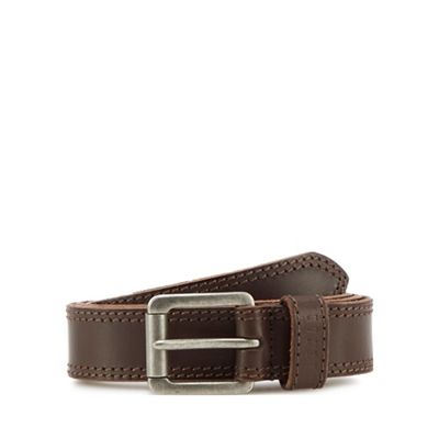 Mantaray - Brown leather belt