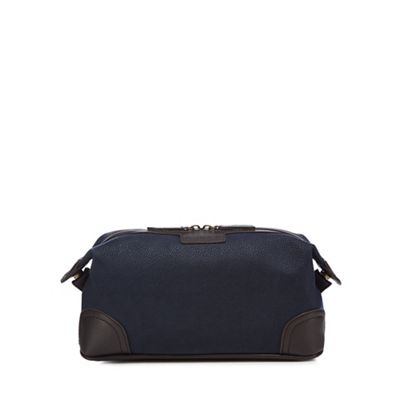 J by Jasper Conran - Navy textured wash bag