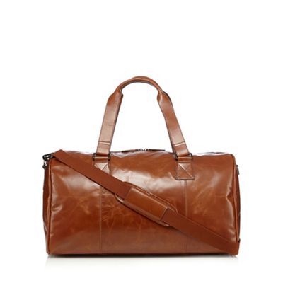 RJR.John Rocha - Designer tan leather holdall bag