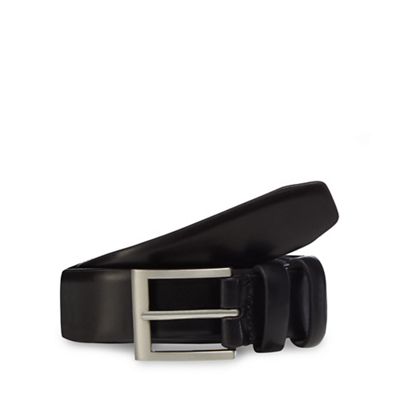 The Collection - Black leather double keeper belt
