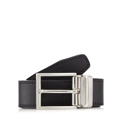 The Collection - Black coated leather belt