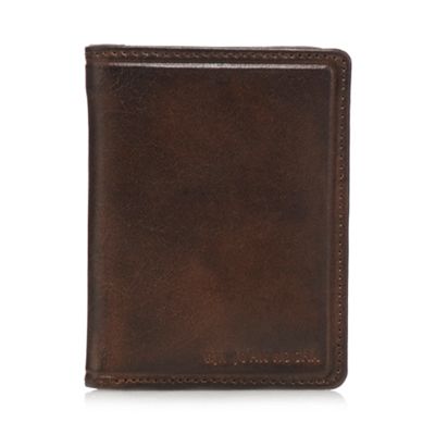 RJR.John Rocha - Dark brown leather wallet