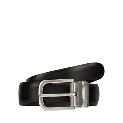 J by Jasper Conran - Black leather reversible belt