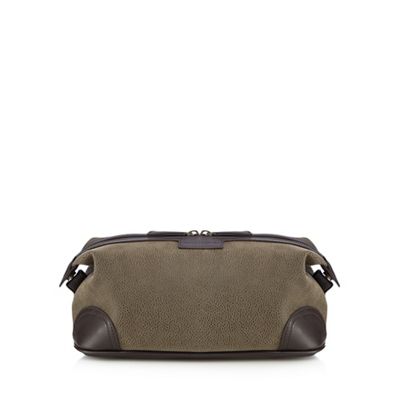 J by Jasper Conran - Brown textured wash bag