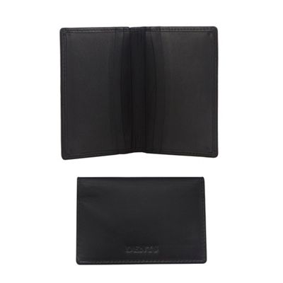 Dents - Black rfid smooth leather wallet