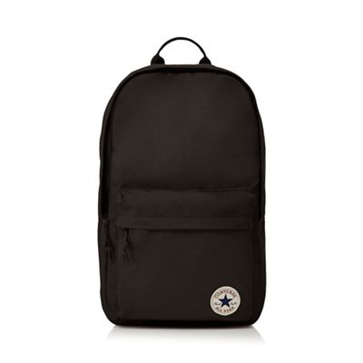 Converse Black logo detail backpack | Debenhams
