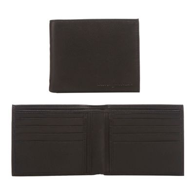 J by Jasper Conran - Black leather billfold wallet