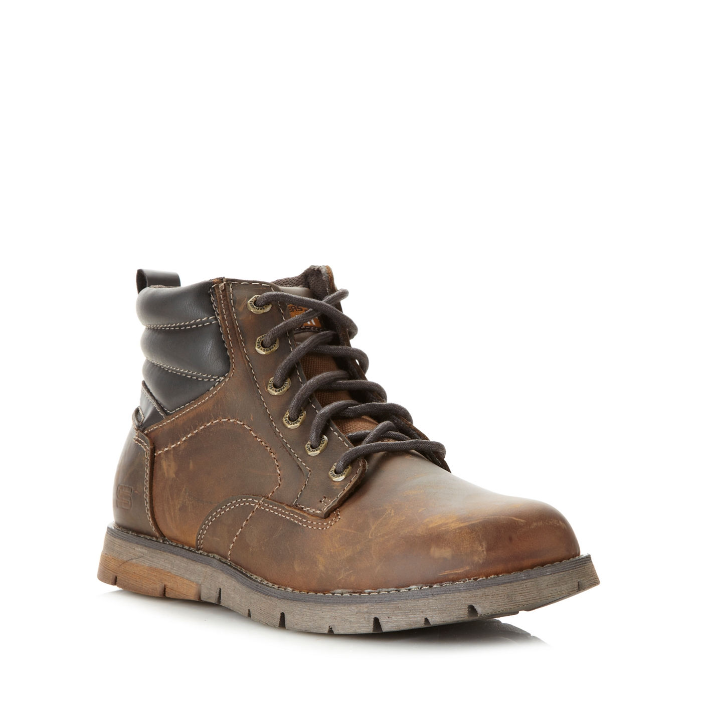 Skechers Brown Kane Gerbe boots