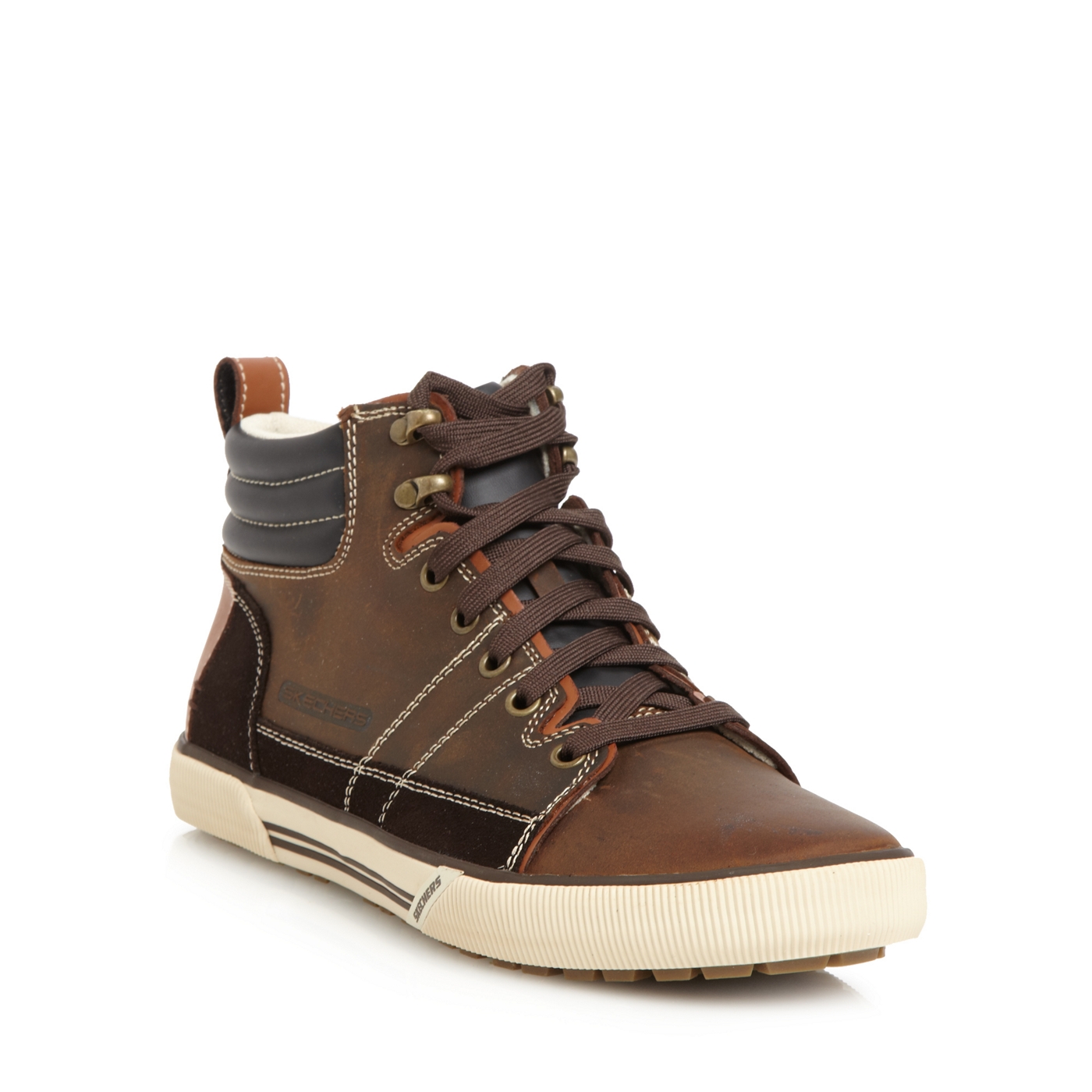 Skechers Brown Talon high top trainers