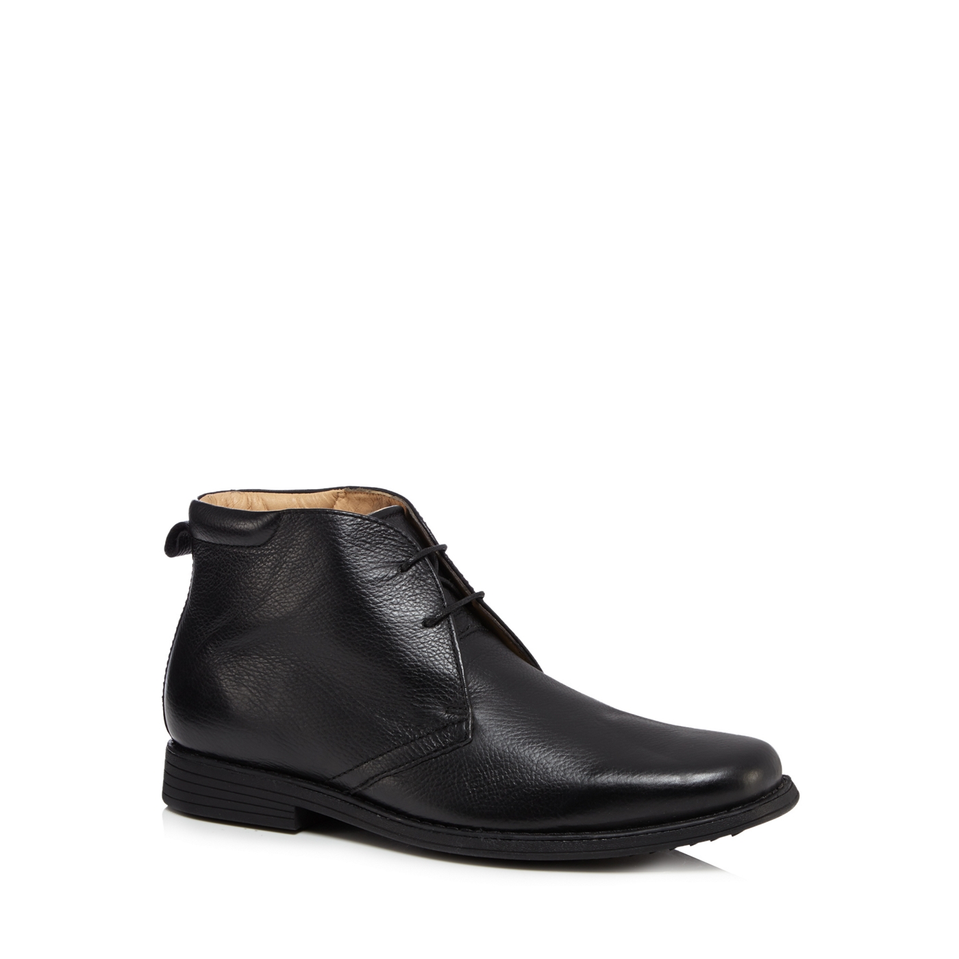 Henley Black chukka leather boots