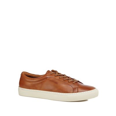 J by Jasper Conran - Tan leather 'Sorrento' trainers